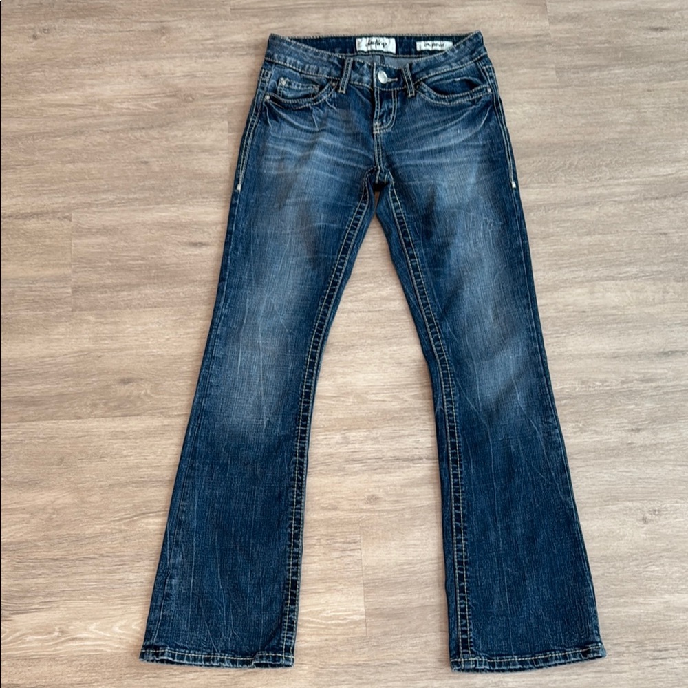 Daytrip Blue Flare Wide Leg Jeans